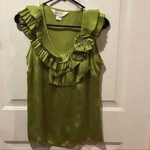 Green sleeveless top